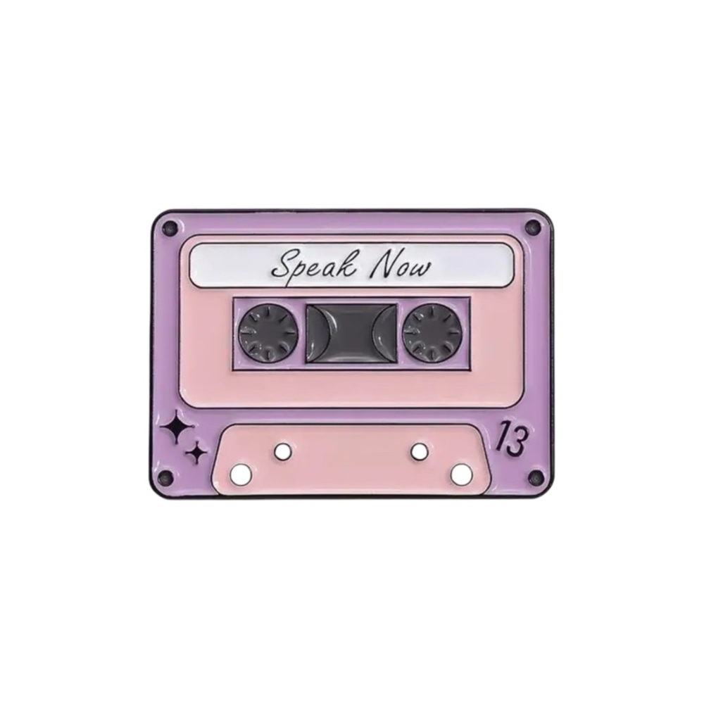 3/$18 Taylor Swift Speak Now Album Cassette Tape Enamel Pin Brooch NEW